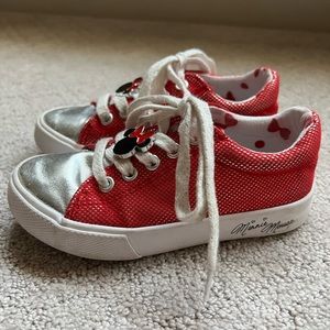 Toddler girls size 11 Minnie Mouse shoes